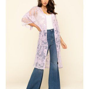 Shyanne Women's Lace Duster Kimono
